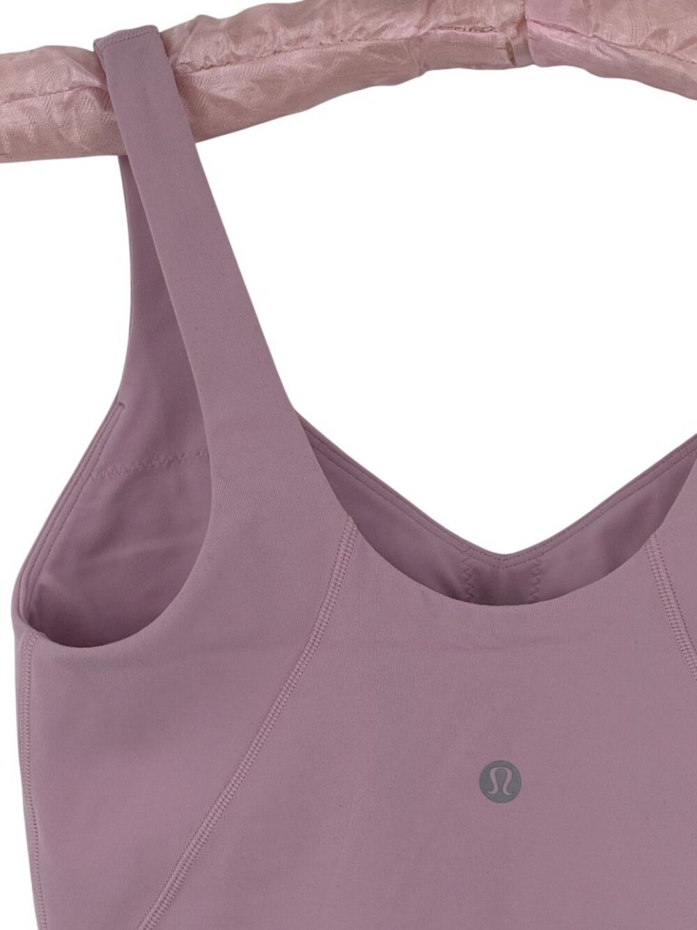 Lululemon Pink Sleeveless Shelf Bra Workout Top XS | Athliesure Pilates Princess - Picture 15 of 16